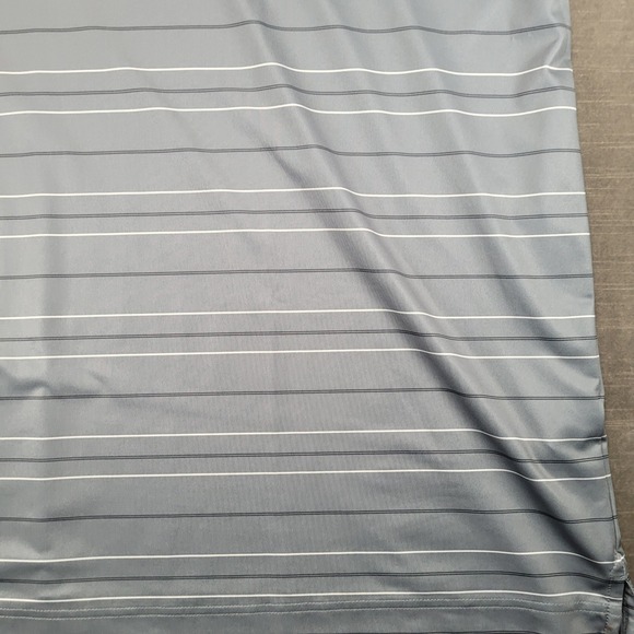 Callaway Men's 2XLT Gray Striped Opti-Dri Golf Polo Shirt - Picture 9 of 10